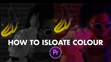 HOW TO ISOLATE COLOURS ON Premiere Pro 2023 TUTORIAL. (WORKS ON ANY PREMIERE PRO, NO PLUGINS USED)