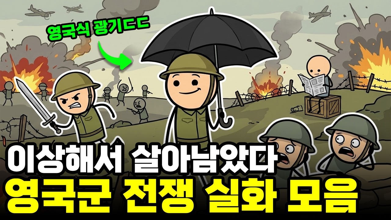 전쟁을 농담으로 버텼던 나라, 영국의 기행 전략