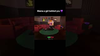 A girl behind you #roblox