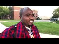 Maasai wondering in America