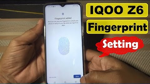 How to Set Fingerprint in IQOO Z6 Lite 5g Mobile | IQOO Z6 Lite 5g Fingerprint Lock Setting