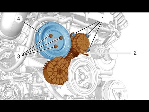 шкив помпы / Peugeot 308 307 301 3008 207 208 EP6