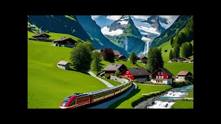 I FOUND HEAVEN ON THE EARTH, 4K 60 FPS- WALK TOUR | SWITZERLAND #grindelwald #thun #interlaken