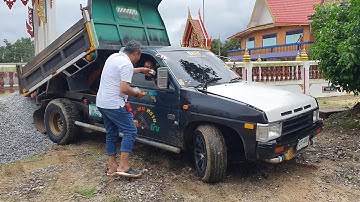 มาชมรถกระบะดั้มสายบุญ ดั้มหินดั้มทรายถวายวัดเทพประสิทธิ์ นำทีมโดยเสี่ยตู่ Dump Truck