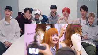 MONSTA X REACTION TO BLACKPINK #Lisa Being Cute Compilation