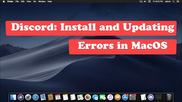 Discord : Install and Updating Errors in MacOS