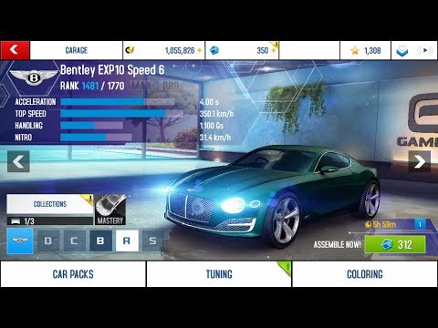 Unlocking the Bentley EXP10 Speed 6 with 100 BLUEPRINTS in Asphalt 8! (Mobile gameplay) (Part 1)