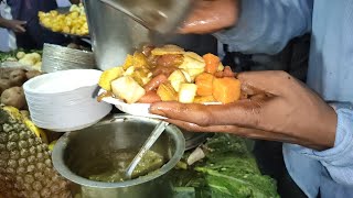Best Fruit Chaat In Delhi ????Fruit Chaat Masala Kaise Banaen ???????? Om Prakash Chat Corner Rajendra Place
