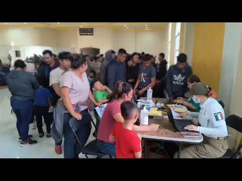 INM rescató a 726 migrantes ocultos en bodega en Tlaxcala