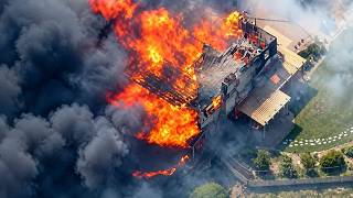 Southern California Wildfire: Homes Destroyed, 16,000 Evacuated as Santa Ana Winds Fuel Wildfire.