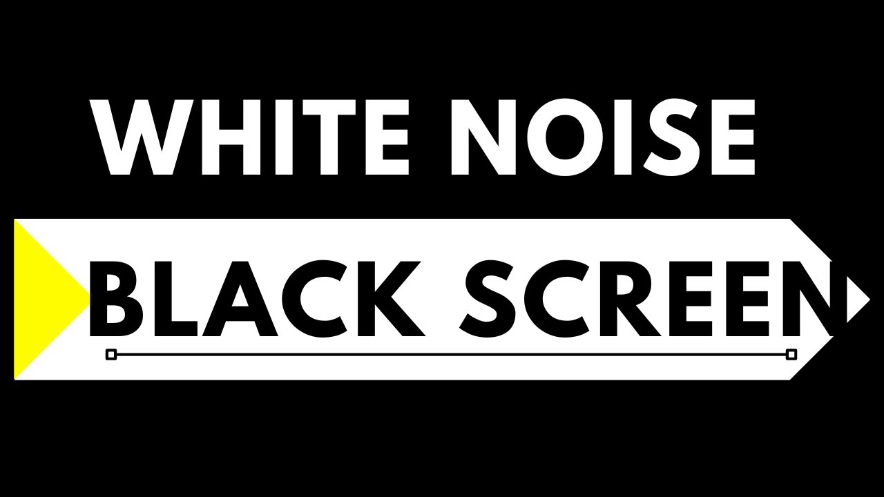 White Noise For Deep Work, Studying | White Noise Black Screen | 1 Hour Focus