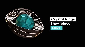 Crystal Ring easy modeling in maya || Show Piece @Polyedge_