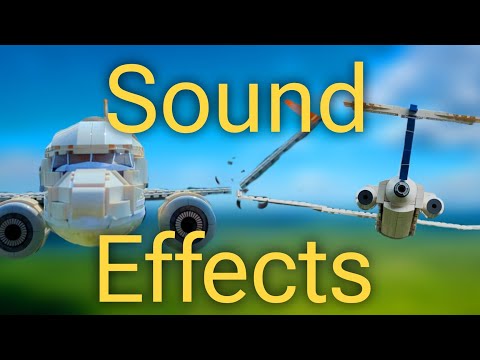 Sound Effects for Lego Aviation Compilation - FLIGHT, CRASH, DESTRUCTION, CINEMATIC