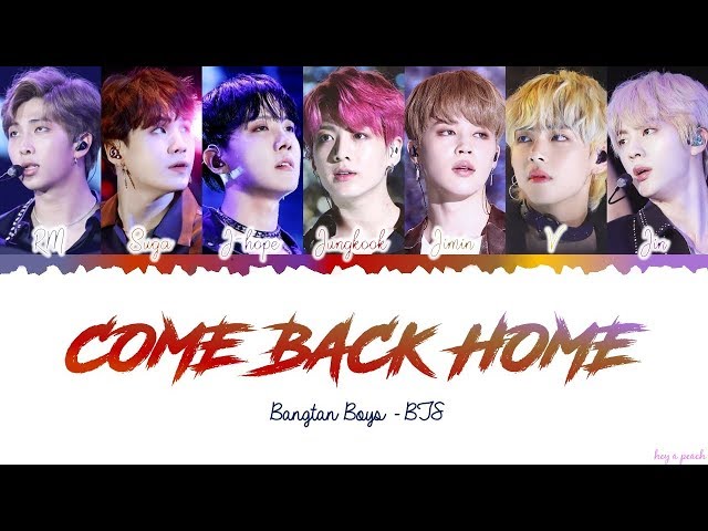 BTS (방탄소년단) - COME BACK HOME Lyrics [Color Coded Han|Rom|Eng] (Seo Taiji Remake Project) class=