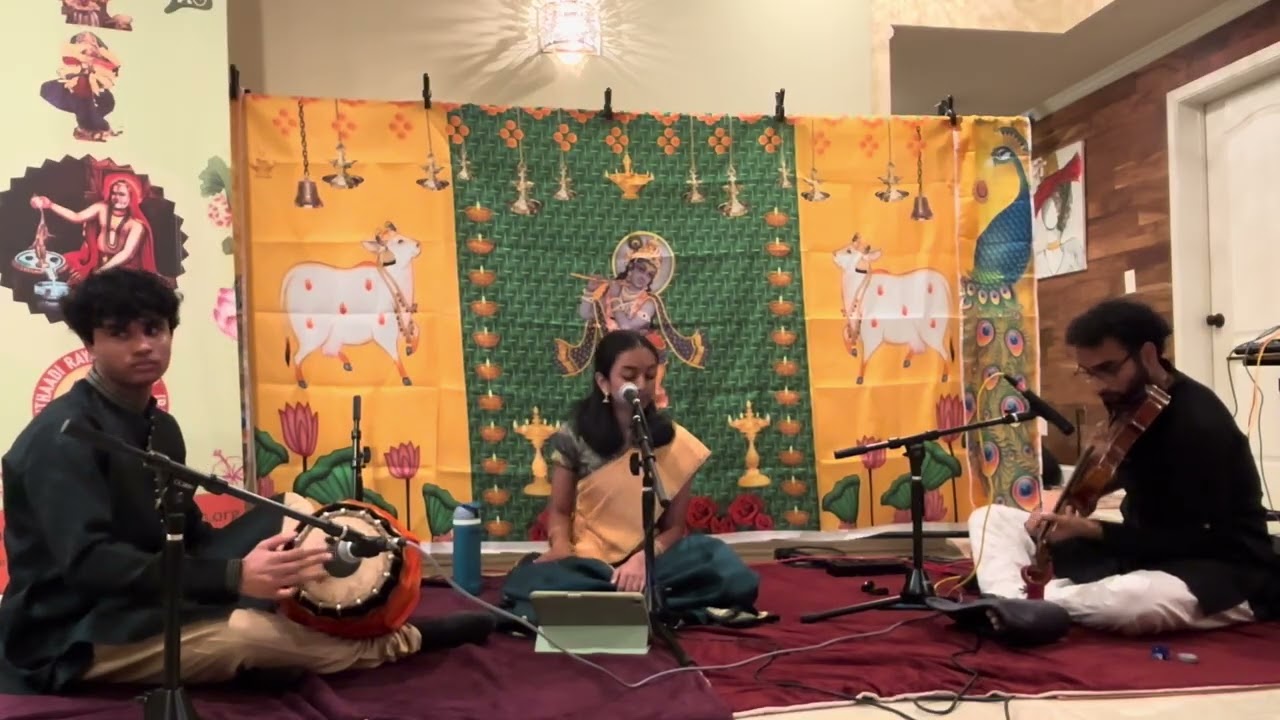 “Rayara Sapthaha Mahotsava 2026” - Sangeetha seva by - Pranavi, Anand & Akshay #sriraghavendraswamy 