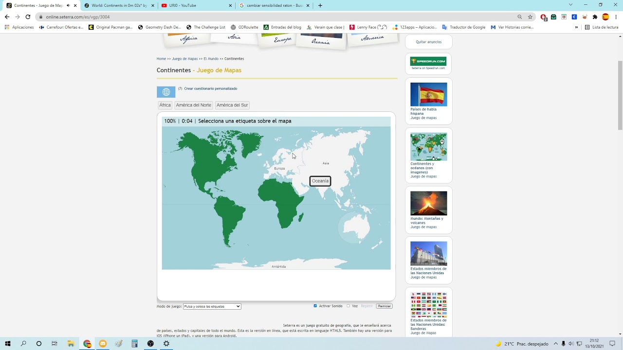 Online Seterra Continents Place - Maxresdefault 