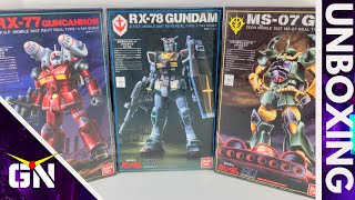 HGUC 1/144 21st Century Real Type Model Kits | UNBOXING - YouTube