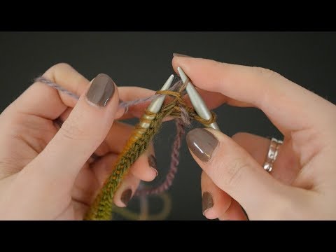 Purl Stitch in Knitting (Continental & English Styles) // Becky Stern