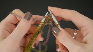 Purl Stitch in Knitting (Continental & English Styles) // Becky Stern