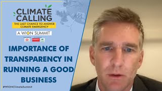 WION Climate Summit: Why is transparency important in running a good business?
