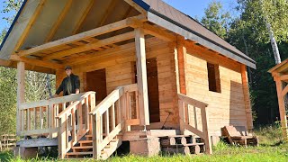 My Front Porch in my Log Cabin | Favorite Place in the Forest, Ep.11