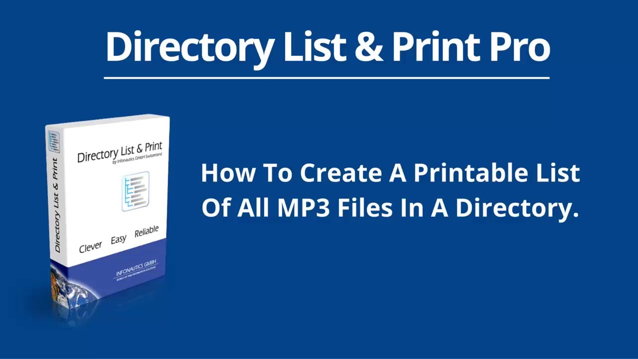 how-to-create-a-printable-list-of-all-mp3-files-in-a-directory-youtube