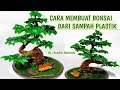 CARA MEMBUAT BONSAI DARI PLASTIK//How to make bonsai plants from plastic waste//DIY//Bonsai Kresek