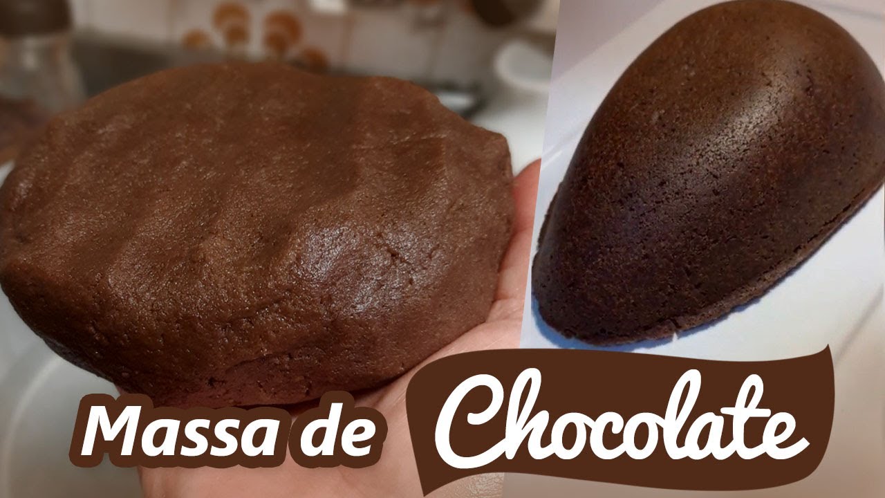 Massa de Chocolate para Empadas e tortas doces 🤎 Deliciosa