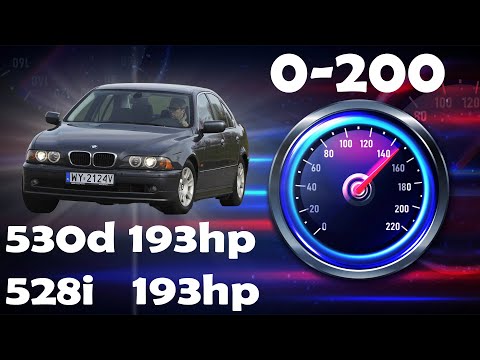 BMW 528i vs 530d (Both 193hp) Gasoline vs Diesel Side by side comparision