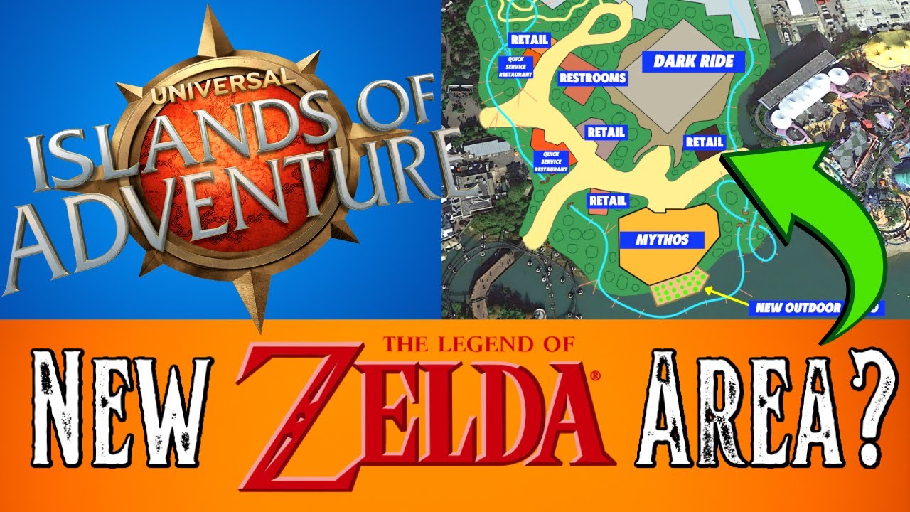 NEW ZELDA Themed Area Coming SOON To Universal's Islands of Adventure