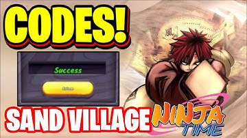 *NEW* ALL WORKING SAND VILLAGE UPDATE CODES FOR NINJA TIME IN 2025! ROBLOX NINJA TIME CODES