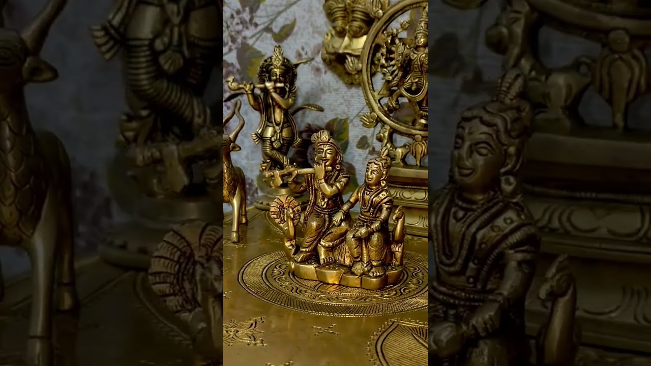 Beautiful Radha Krishna Brass Idol For Your Home Decor | Radha Krishna Idols | 