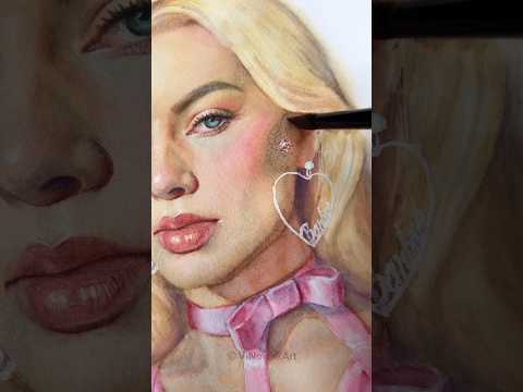 Watercolor portrait of