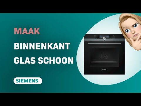 siemens oven schoonmaken glas