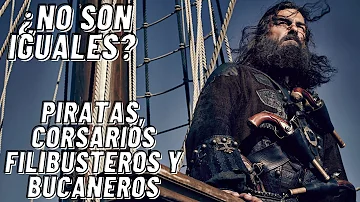 ¿Cuál era la diferencia entre piratas y bucaneros?