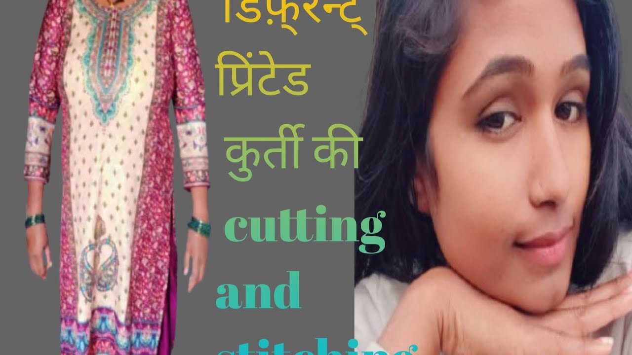 heavy size different printed kurti cutting and stitching.suit cutting 