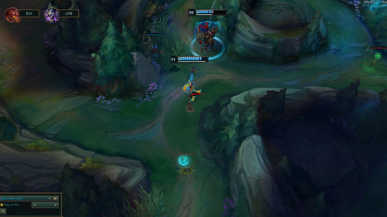 Jarvan and Janna's Aery interaction