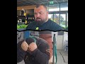 The reaction of eddie hall