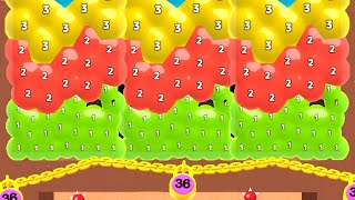 🎯 Melty Bubble (blob merge 3d) 🆚 Huggy story - huggy wuggy 🧩 2048 gameplay part #52 screenshot 4