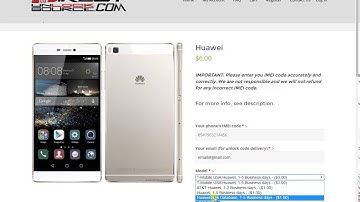 Unlock your smartphone Huawei all models
