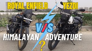 Royal Enfield Himalayan 450 vs Yezdi Adventure | Comparison | कौन है Best Adventure