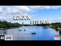London, UK 🇬🇧 - Hyde Park Walking Tour [4K]