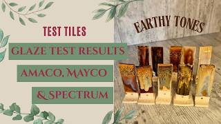 179. Glaze Combo Test Tiles Before & After Results All Combinations Shared