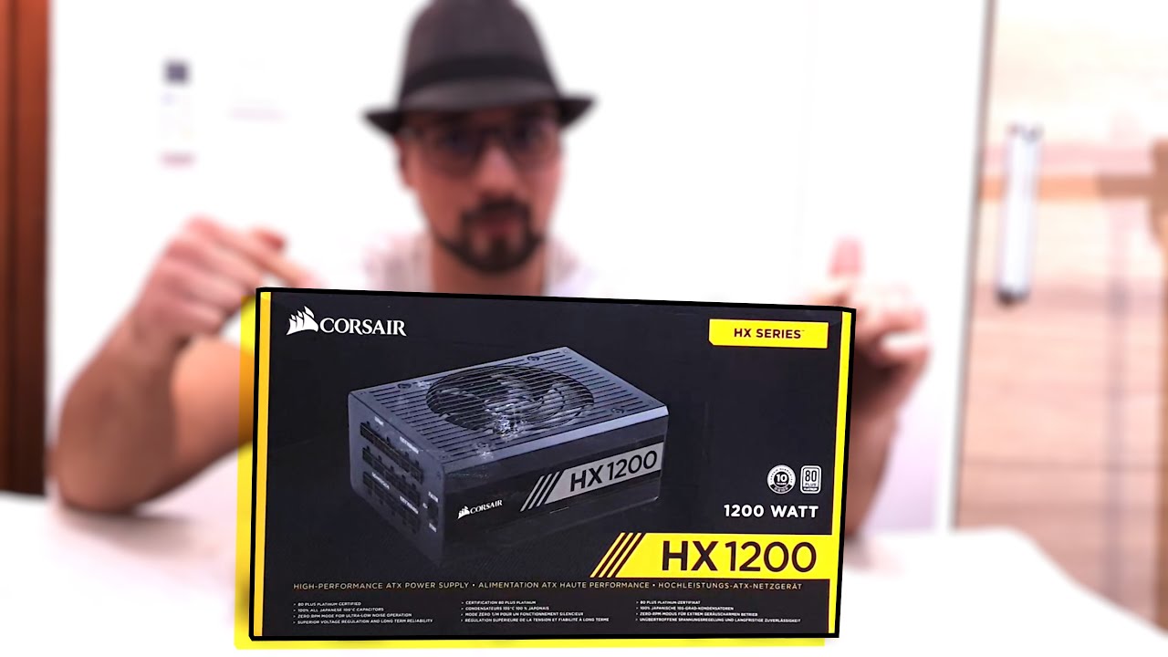 Corsair HX1200 PSU Unboxing - YouTube