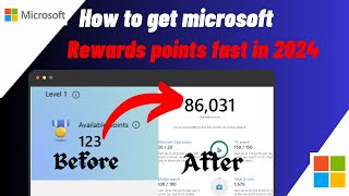 how to get microsoft rewards points fast (2024) | pc/laptop