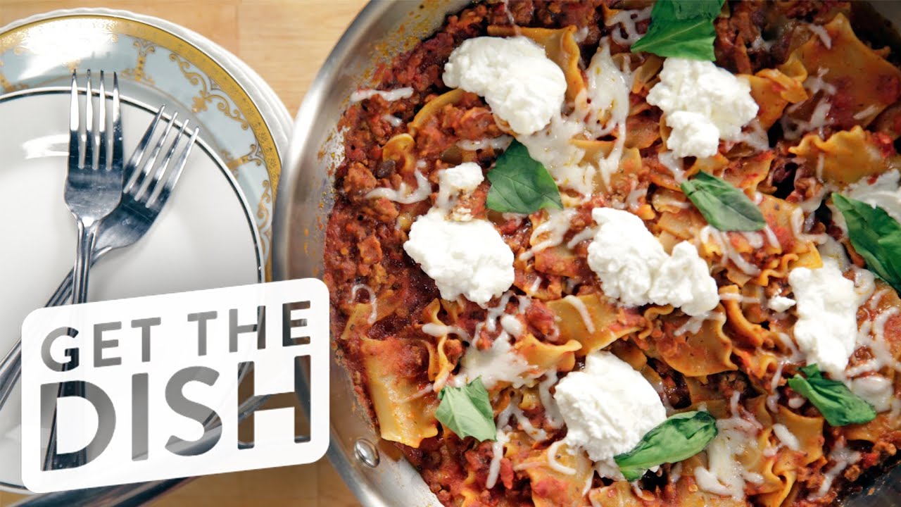 One-Pot Skillet Lasagna Recipe | Get the Dish | POPSUGAR Food