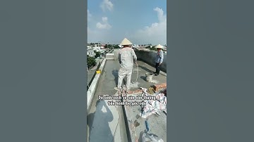 Các Bước Chống Thấm Sân Thượng Hiệu Quả Khi Xây Nhà Trọn Gói #shorts #chongthamsanthuong
