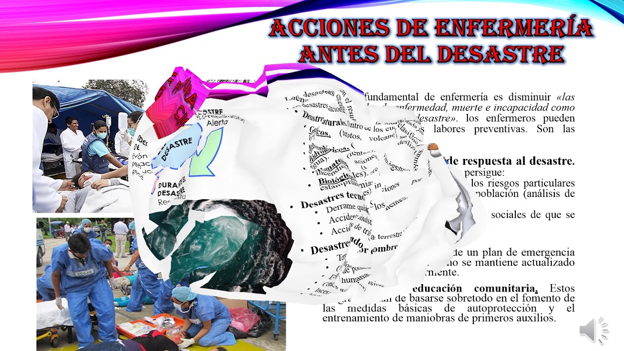 Cuidados de enfermería en situaciones de desastre - YouTube