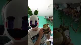 🐰💚Springtrap ears!!! #fnaf #fivenightsatfreddys #springtrap #cardboard #felt #craft #cosplay