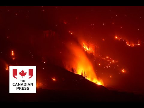 Footage reveals B.C. wildfire destruction